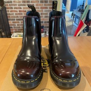 Dr. Marten’s Arcadia Chelsea Boots Cherry Red Boots